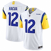 Women's Los Angeles Rams #12 Puka Nacua White 2024 F.U.S.E. Vapor Untouchable Stitched Jersey Dzhi,baseball caps,new era cap wholesale,wholesale hats